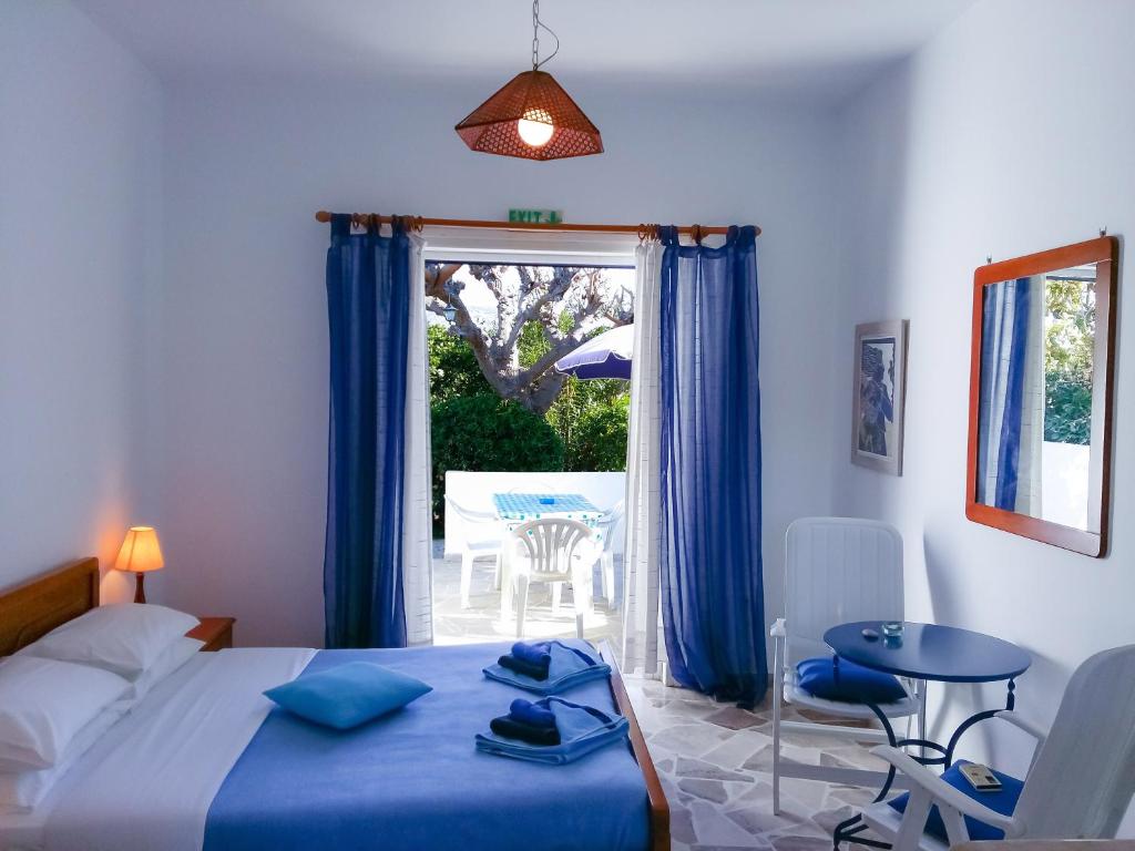 Ένα ή περισσότερα κρεβάτια σε δωμάτιο στο Bungalows Ingrid