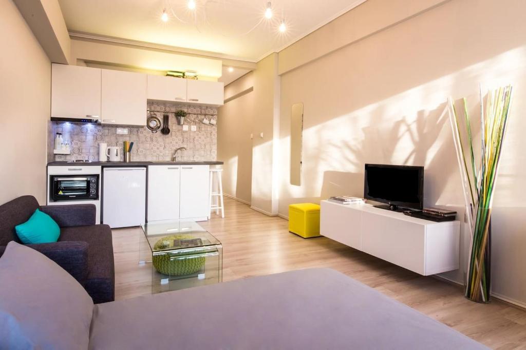 Kuchyňa alebo kuchynka v ubytovaní Treat yourself w. this central City-break studio!