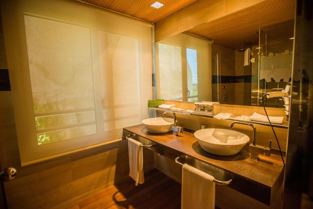 Koupelna v ubytování Hotel Eguren Ugarte