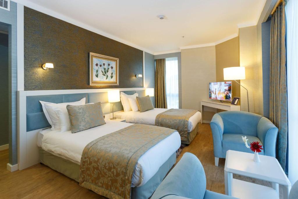 Postel nebo postele na pokoji v ubytování Byotell Hotel Istanbul