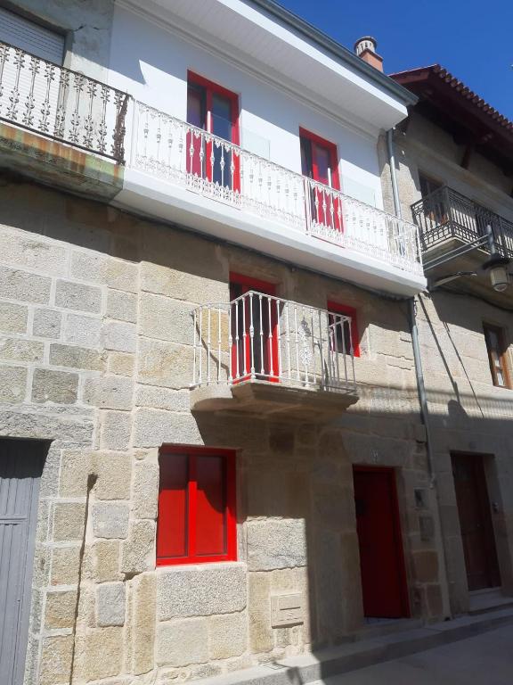 Balkón nebo terasa v ubytování Casa Choupas