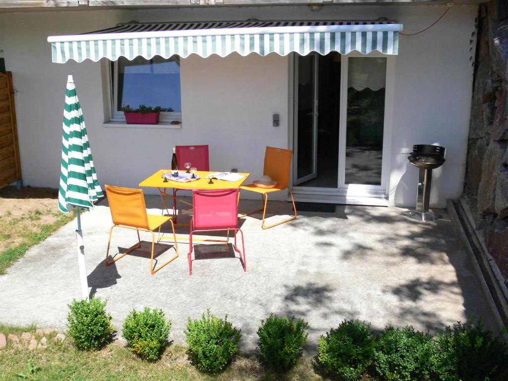 Zahrada ubytování Gîte la Sapinière