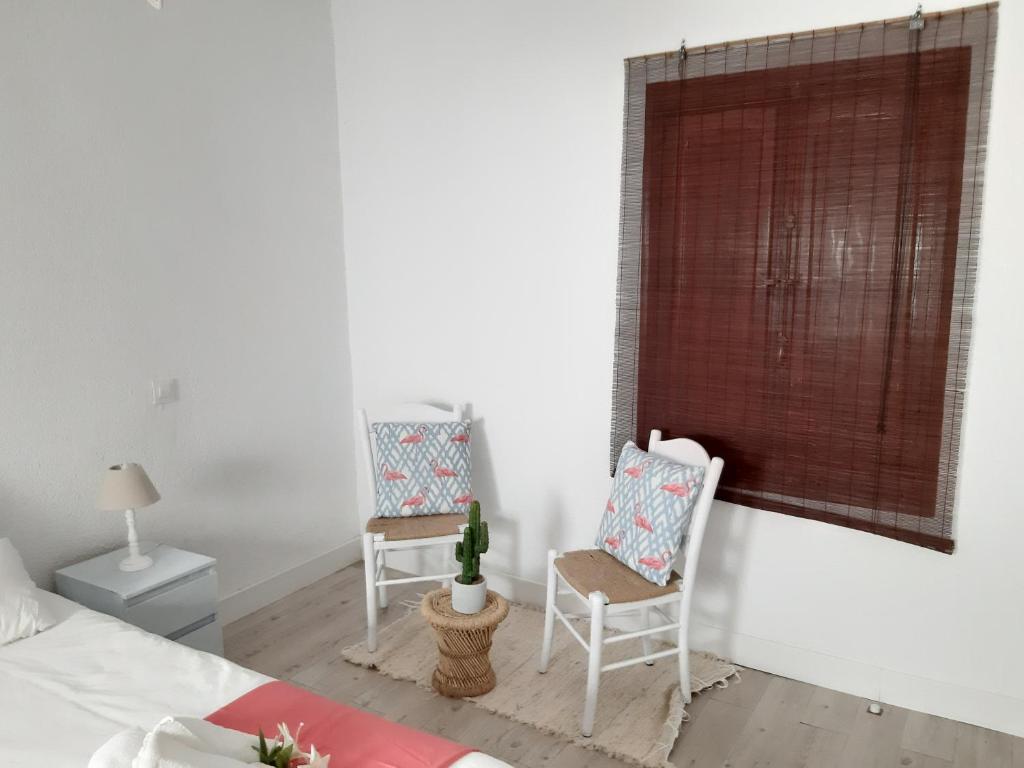 Posezení v ubytování Ananda Beach Rooms