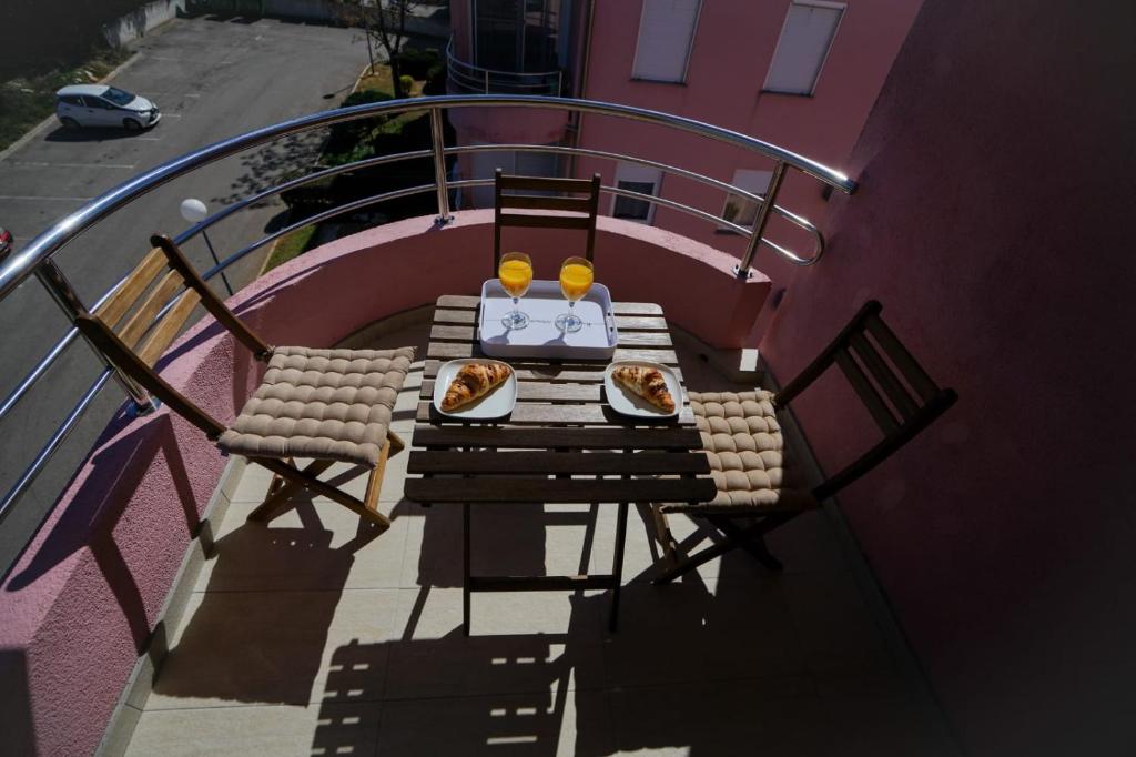 Balkón alebo terasa v ubytovaní Apartment Nicol