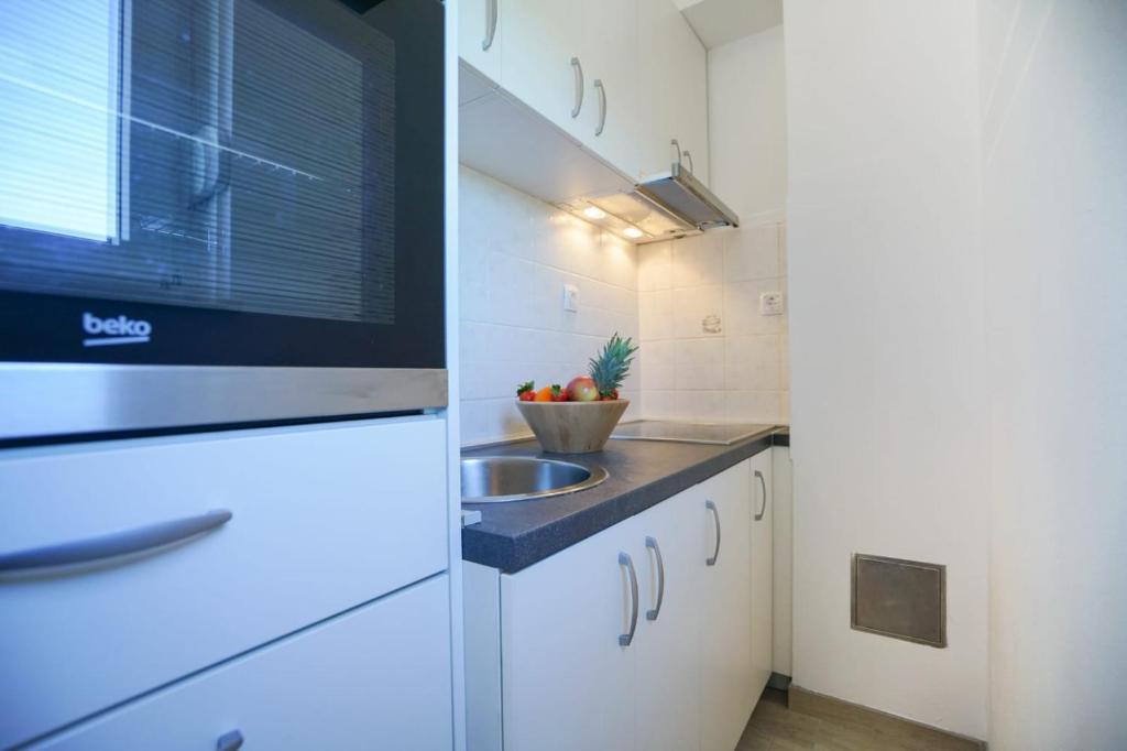 Kuchyňa alebo kuchynka v ubytovaní Apartment Nicol