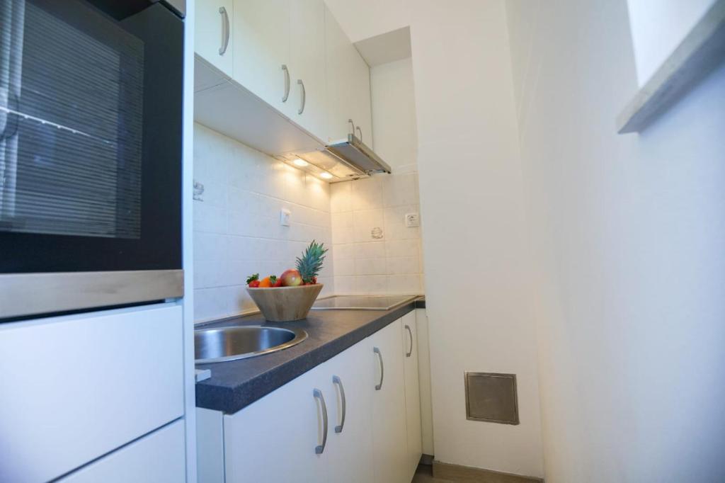 Kuchyňa alebo kuchynka v ubytovaní Apartment Nicol