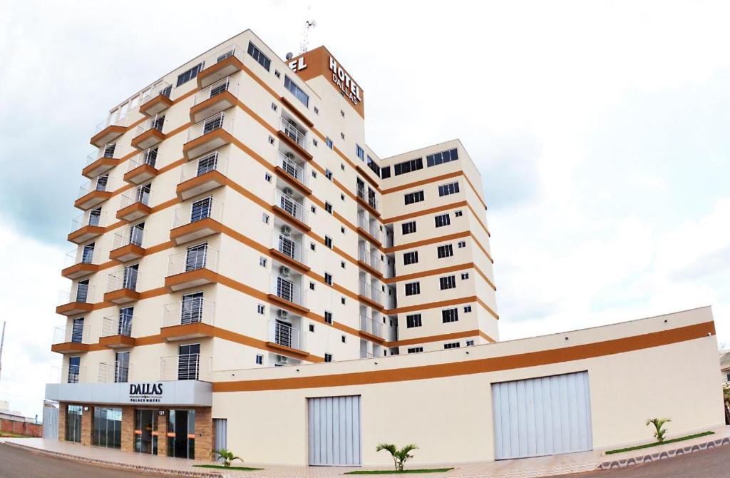 a rendering of a hotel building at Dallas Palace Hotel in Rio Paranaíba