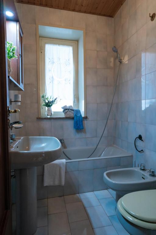 Kúpeľňa v ubytovaní Casa Rosario