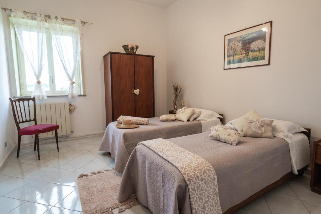 Posteľ alebo postele v izbe v ubytovaní Casa Rosario