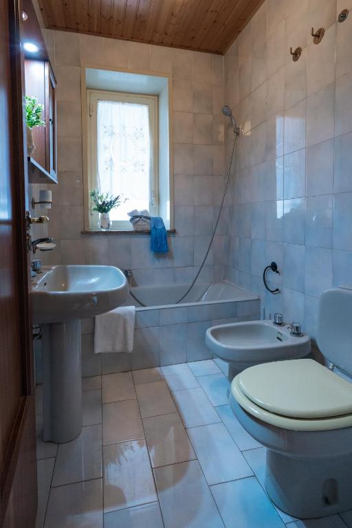 Kúpeľňa v ubytovaní Casa Rosario