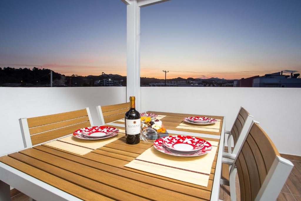 Balkón nebo terasa v ubytování Euphoria Luxury apartment