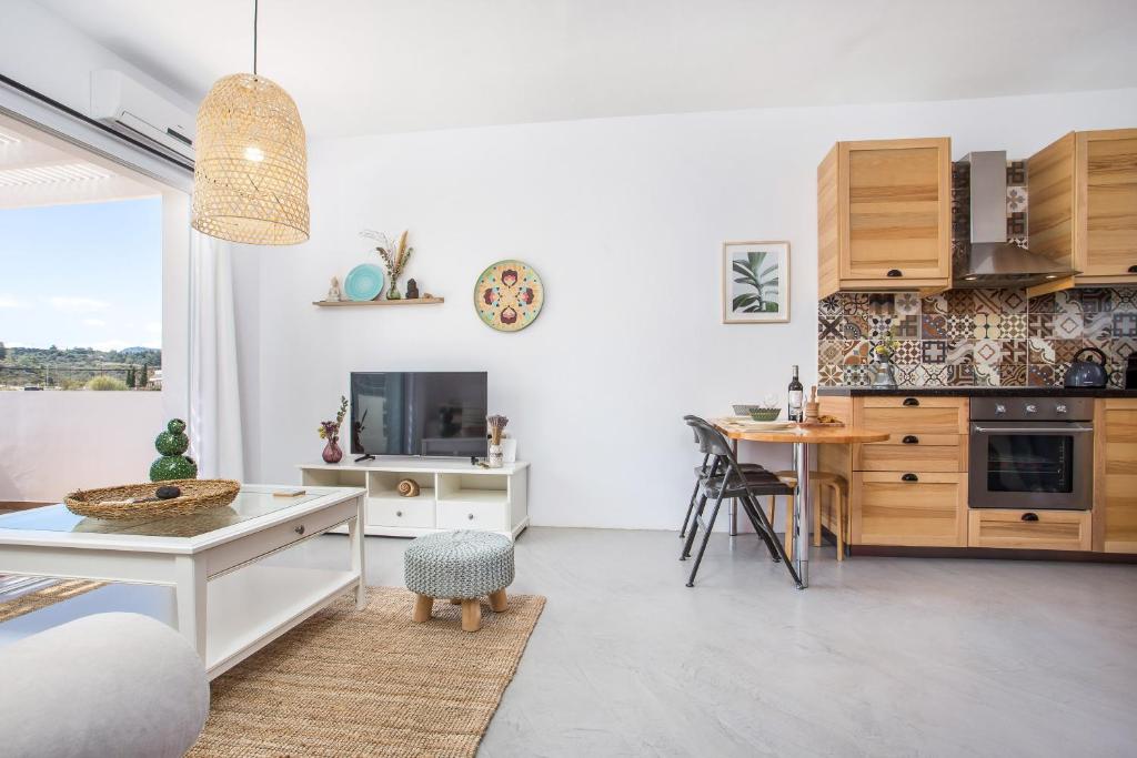 Kuchyň nebo kuchyňský kout v ubytování Euphoria Luxury apartment