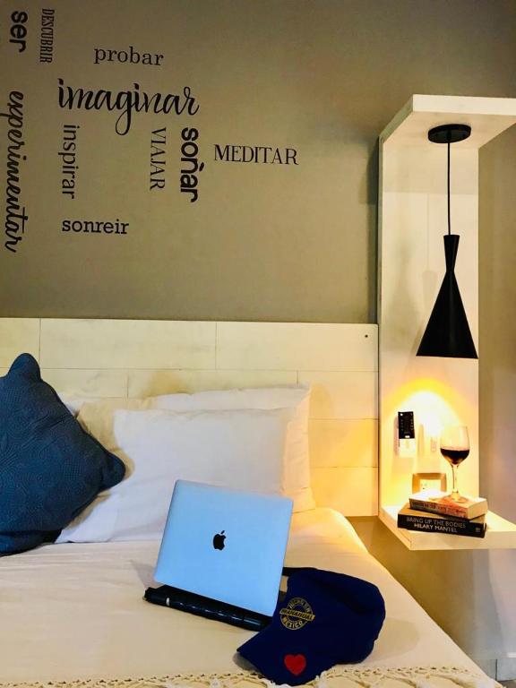 Postel nebo postele na pokoji v ubytování Hotel Luna De Plata