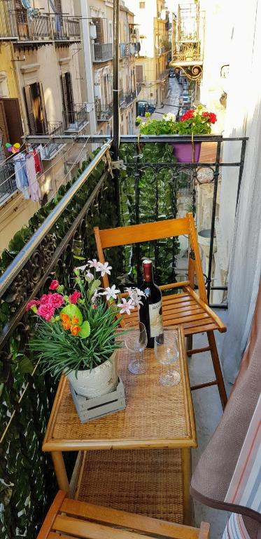 A balcony or terrace at Casa Albergheria