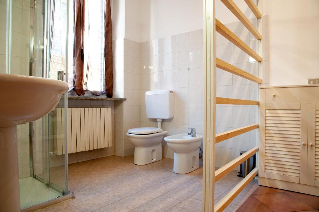 Koupelna v ubytování La Corte