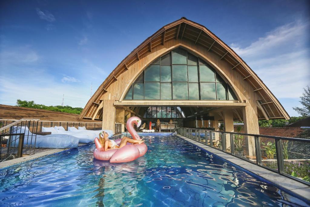 Bazén v ubytování Marc Hotel Gili Trawangan nebo v jeho okolí