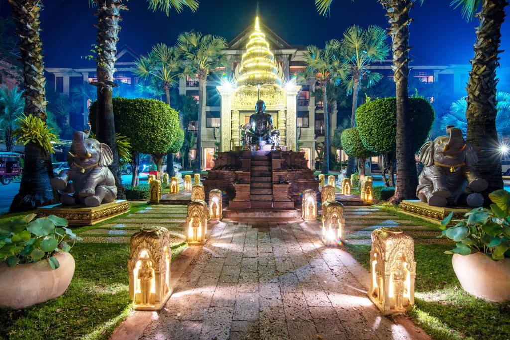 Zahrada ubytování Empress Angkor Resort & Spa