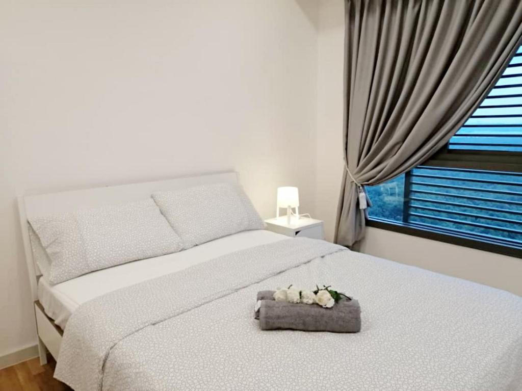 Postel nebo postele na pokoji v ubytování Iskandar Residences 3 Bedroom