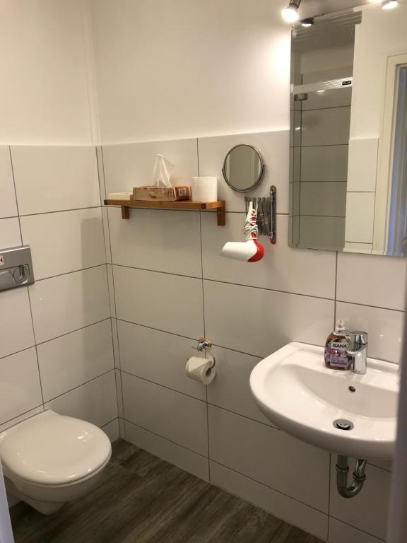 Koupelna v ubytování Landhotel Franck Garni