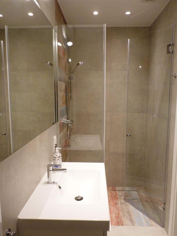 Kúpeľňa v ubytovaní Apartament z liskiem