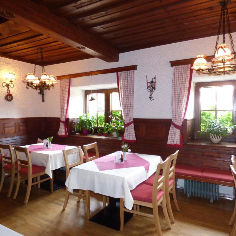 Restaurace v ubytování Wieselmühle Forellenhof