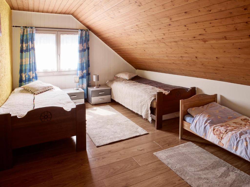 Postel nebo postele na pokoji v ubytování Landgasthof Ochsen