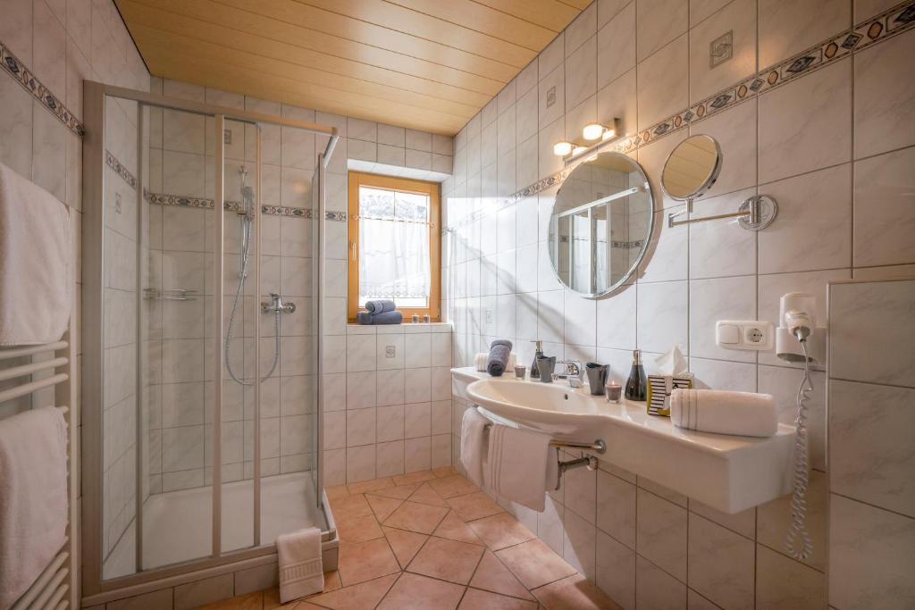 Koupelna v ubytování Appartement Christine
