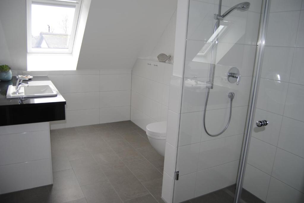 Koupelna v ubytování Dünenrose Apartment 7