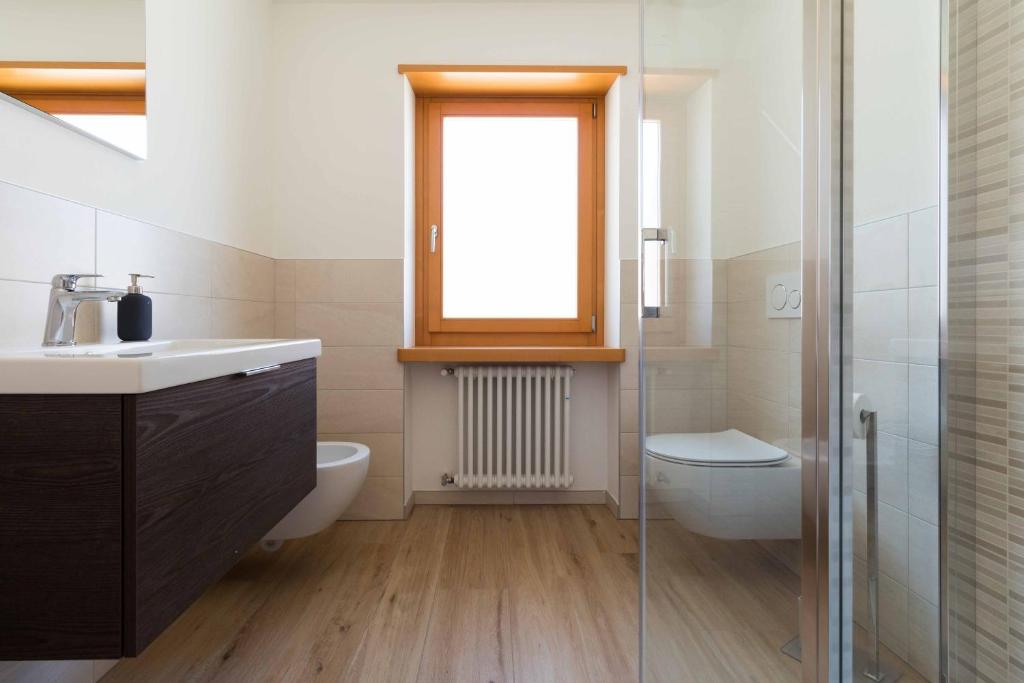 Koupelna v ubytování Casa Cere