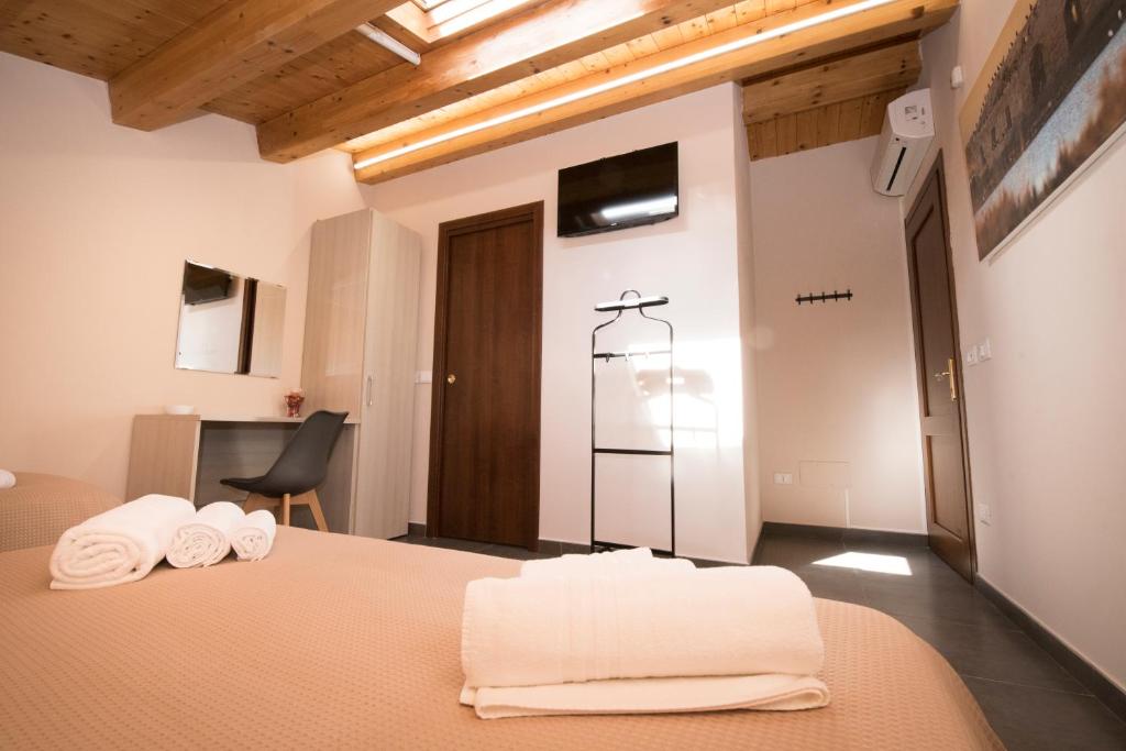 Postel nebo postele na pokoji v ubytování Casa Malaclà B&B