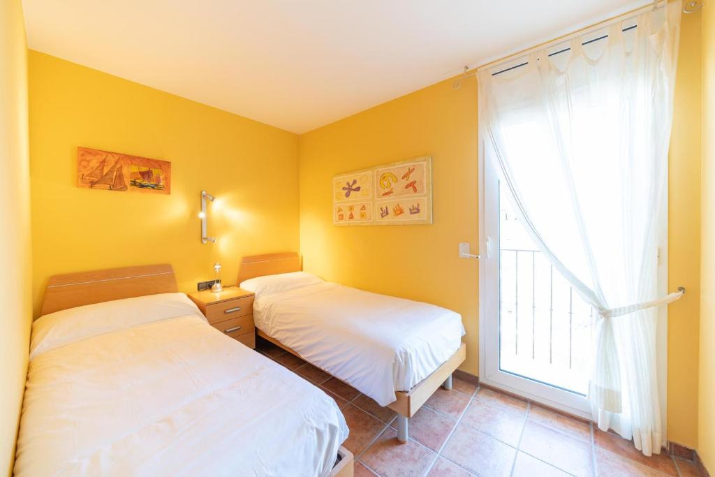 Posteľ alebo postele v izbe v ubytovaní Apartment Colette