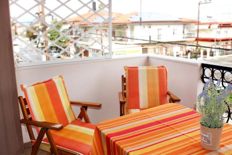 Balkón alebo terasa v ubytovaní SOUZANA ROOMS 1