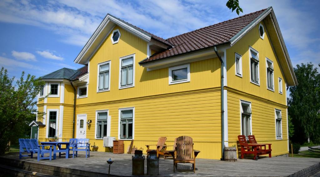 Budova, kde se bed and breakfast nachází
