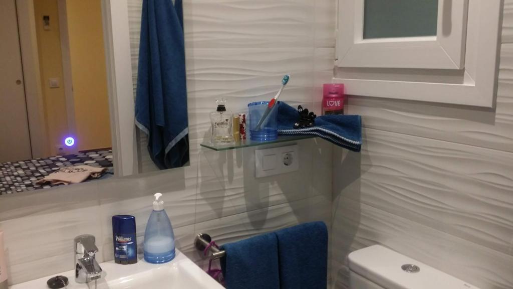 Kúpeľňa v ubytovaní Apartamentos Ferrán Paqui