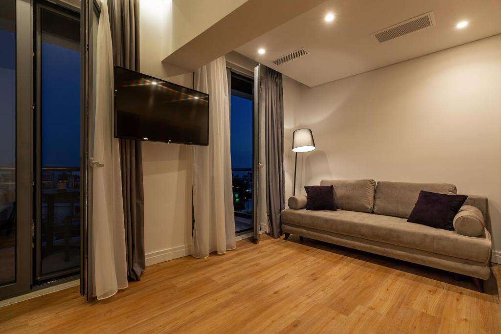Posezení v ubytování Glyfada Riviera Hotel
