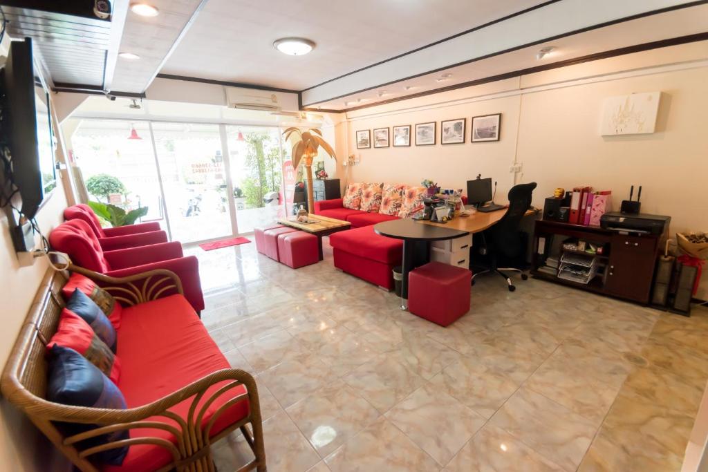 Posezení v ubytování Maria Room HuaHin
