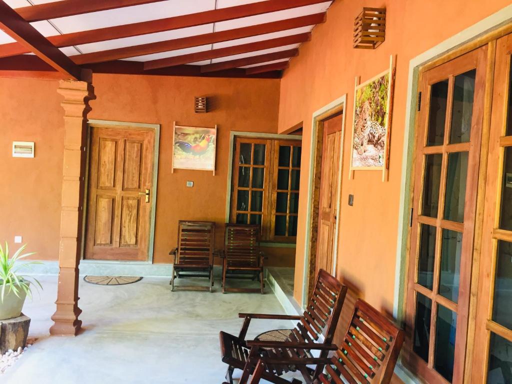 Patio nebo venkovní prostory v ubytování Jaye Eco Lodge