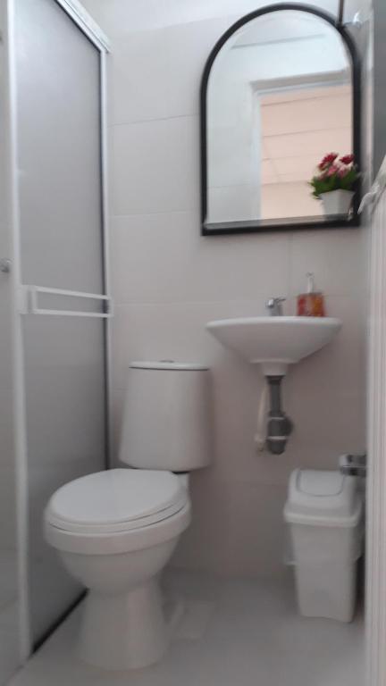 Koupelna v ubytování Hostal Villa Cecilia
