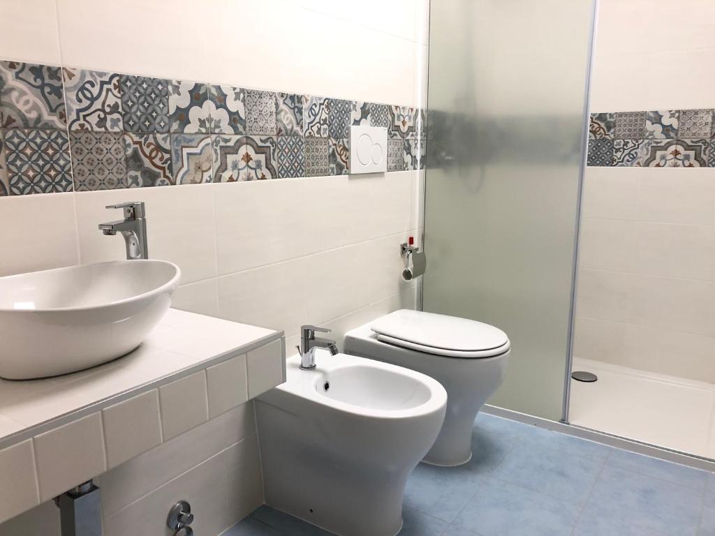 Koupelna v ubytování Hotel Bahamas