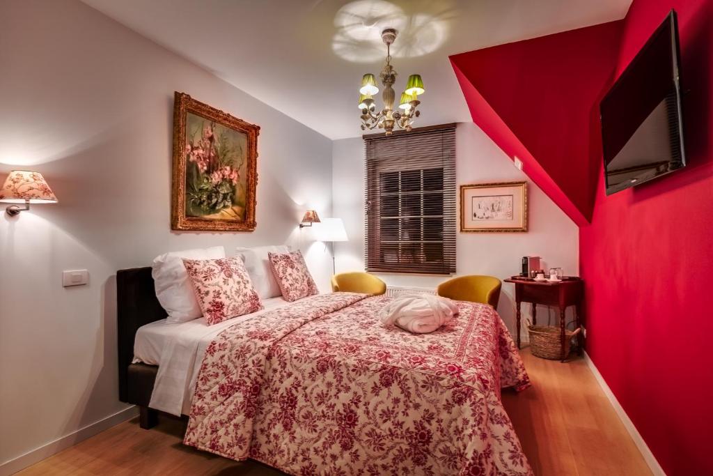 Postel nebo postele na pokoji v ubytování B&B Maison seki
