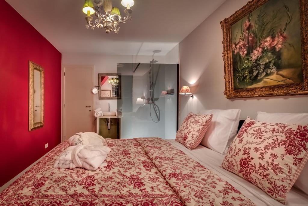 Postel nebo postele na pokoji v ubytování B&B Maison seki