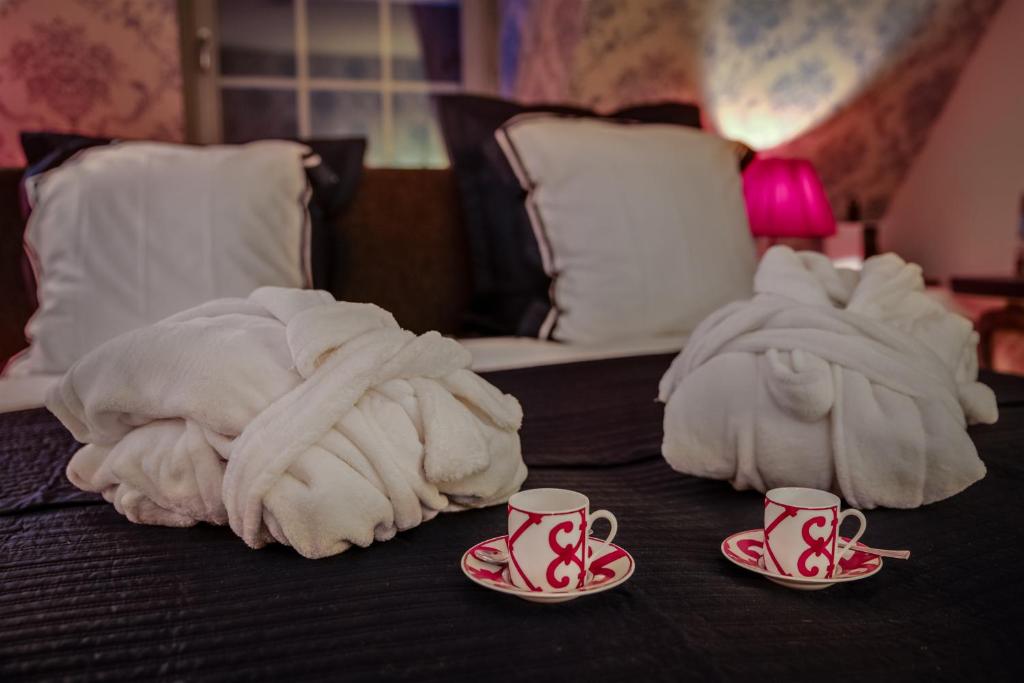 Postel nebo postele na pokoji v ubytování B&B Maison seki