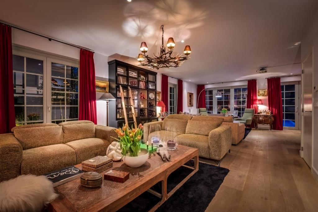 Posezení v ubytování B&B Maison seki