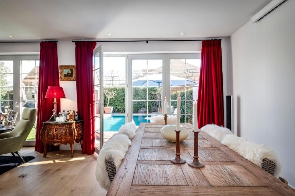 Posezení v ubytování B&B Maison seki