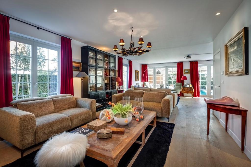 Posezení v ubytování B&B Maison seki