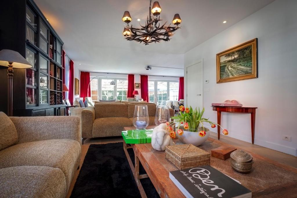 Posezení v ubytování B&B Maison seki