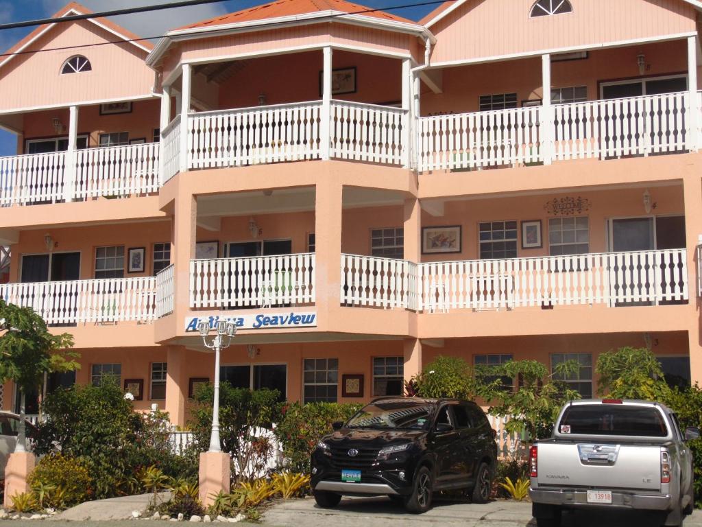 Budova, kde se aparthotel nachází