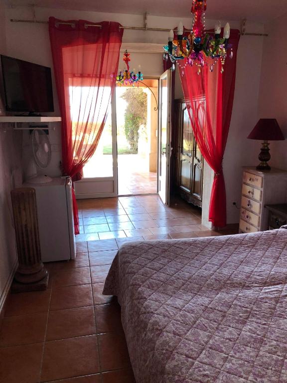 Postel nebo postele na pokoji v ubytování Hotel Martinengo