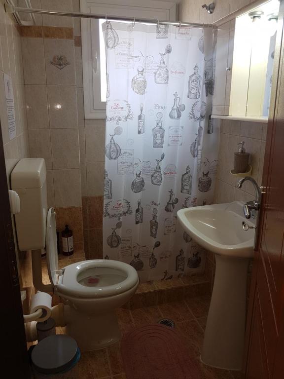 Koupelna v ubytování Cozy Loft