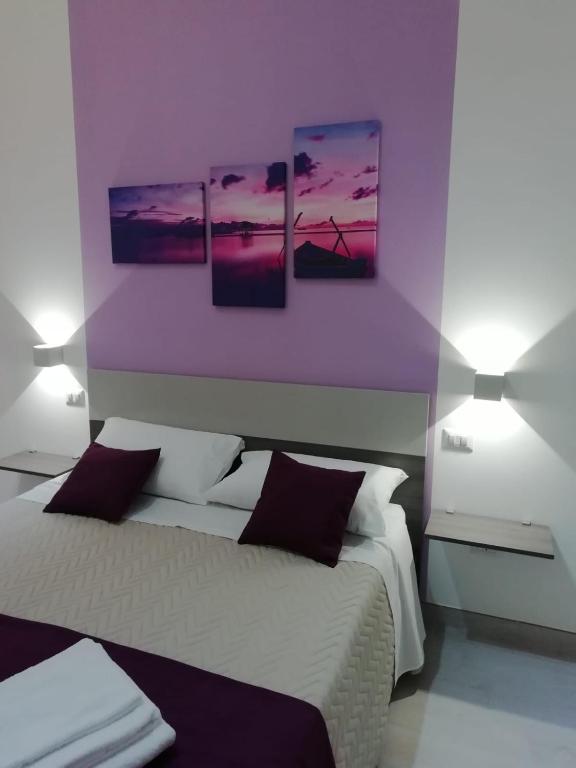Posteľ alebo postele v izbe v ubytovaní Flamingo Rooms